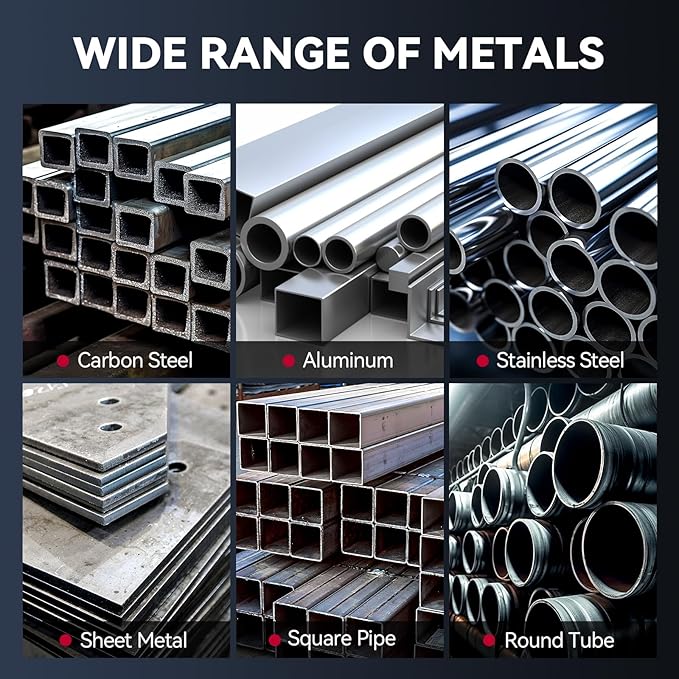 ARCCAPTAIN 6-in-1 Aluminum MIG Welder, 200A Welding Machine 110V/220V, Flux Core MIG/Gas MIG/Lift TIG/Stick Welding/Spool Gun MIG/Spot Multiprocess Welder with Synergy, Ideal for Beginner