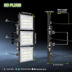 STASUN 2 Pack 150W LED Flood Lights, Mini Series Outdoor Floodlight, 15000LM 6000K Daylight White IP66 Waterproof 3 Adjustable Heads LED Exterior Flood Light for Yard, Driveway, Garage, Patio, Porch