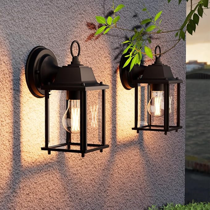 VOLIVO 24 Pack A19 Vintage LED Edison Bulbs, Dimmable, 60W Equivalent, High Brightness 2700K Warm White, 7W E26 Standard Base, CRI80+, 800 Lumens, Clear Glass Filament Bulb for Home, Farmhouse