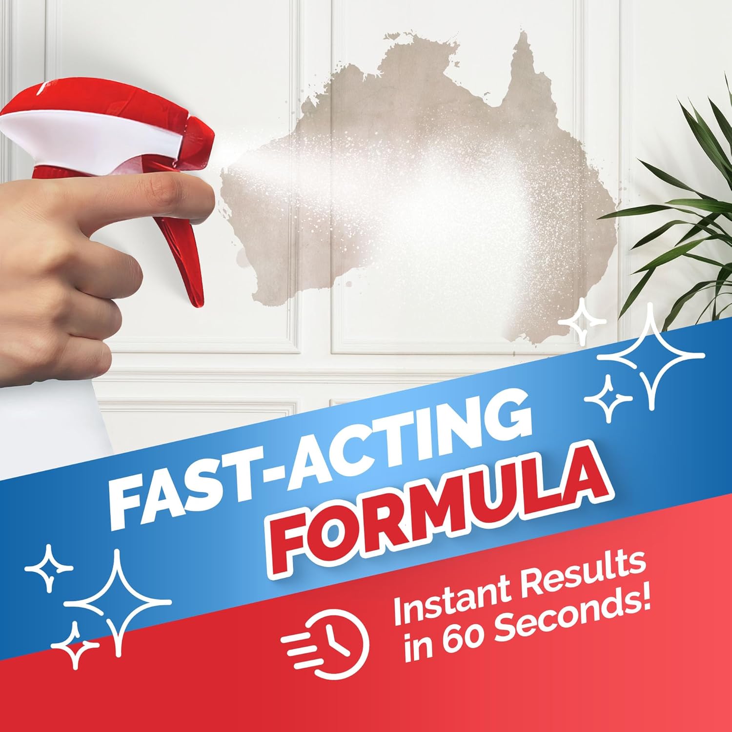 Cleaning Supplies, All Purpose Cleaner, 24oz, Spray Bottle, and 48oz Pump Bottle, with 0.8oz 15 pcs Refill Packs, Household Items, Household Cleaning, Multipurpose Cleaner, Stain Remover