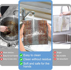 10pcs New Upgrade 2-Layer Microfiber Wire Dishcloth,Non-Scratch Wire Dishwashing Rags for Wet and Dry,Metal Scrubbers, Kitchen Miracle Cleaning Dish Rags for Cookware,Sinks, Dishes,Stove,Grey