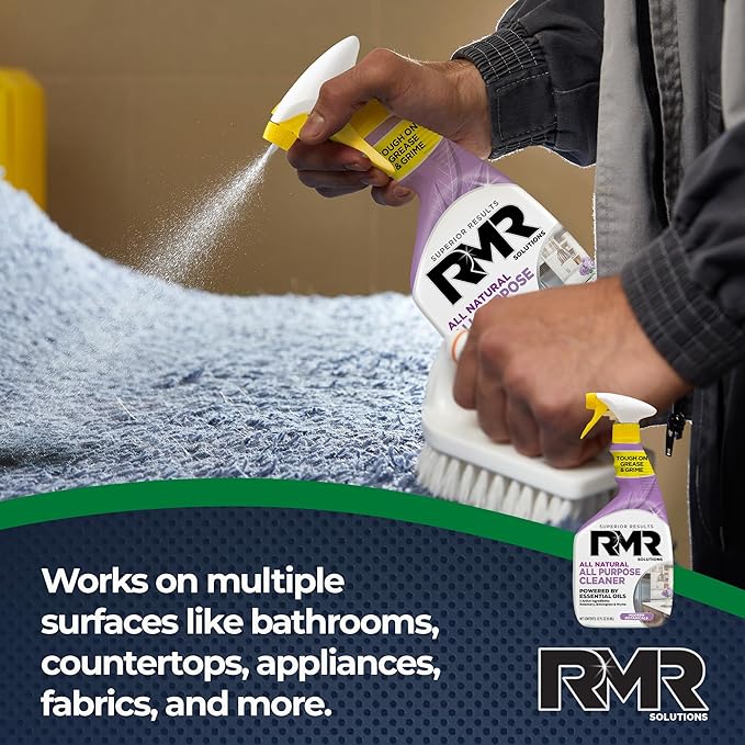 RMR All Natural All-Purpose Cleaner - Non-Toxic, Rinse-Free Multipurpose Cleaning Supplies, Biodegradable 30-Ounce Spray, Modern Botanical Scent