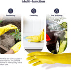 FMP Brands 3/6/12/60 Pairs Cleaning Gloves, Waterproof Rubber Gloves for Washing Dishes, Non-Slip Latex Dishwashing Gloves