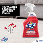Resolve Professional Strength Spot and Stain Carpet Cleaner, Carpet Cleaner, Carpet Cleaner Solution, 32 Fl Oz (Pack of 1)