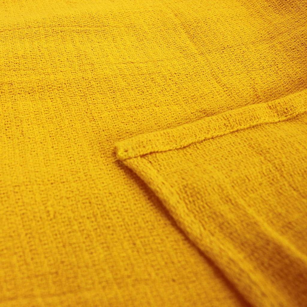 Arkwright Surgical Huck Towels - (Pack of 12) Lint Free & Highly Absorbent Pre-Treated Cotton Cleaning Cloths, Perfect for Medical, Auto Detailing, Window Glass, and Shop, 16 x 26 in, Yellow