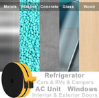 High Density Foam Weather Stripping Door Seal Strip Insulation Tape Roll for Insulating Door Frame, Window, Air Conditioner Soundproof Self Adhesive Sealing Weatherstrip(1 in x 1/4 in x 66 Ft)