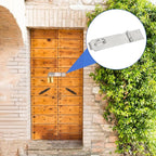 8 Pack Door Hasp Latch Lock with Screws, 5 Inch 304 Stainless Steel Hasp Latch Locks, Safety Packlock Clasp, Latch Locks for Garage, Shed, Doors