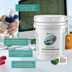 Benefect Botanical Decon 30 Disinfectant Cleaner, 5 Gallon, Light Lemon & Thyme Scent, Hospital Grade Disinfectant, Kills Over 99.99% of Germs, Safe for Food-Contact Surfaces