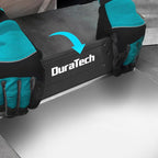 DURATECH 12 Inch Sheet Metal Bender, Folding Tool for Duct Bending, Hand Seamer with 3/8" & 1" Fold Depths, Ideal for HVAC, Roofing & Metal Fabrication, Gray