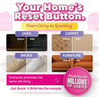 Quick 'n Brite All Purpose Cleaning Paste – Miracle Cleaner for Tough Stains, Biodegradable, Non-Toxic, Pet-Safe, Multi-Surface Stain Remover, Made in USA, 32 Oz Kit