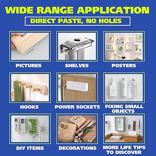 Gaffer Power Space Tape | Ultra Strong Double-Sided Nano Adhesive | Heavy-Duty, Removable & Clear for Walls, Crafts, Carpets & More | 16 Ft