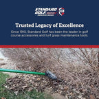 Standard Golf Garden Landscape Rake – 21” Head Garden Debris Rake | Elevate Your Outdoor Spaces with Precision and Efficiency | Ideal for Lawn and Garden Maintenance