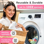 Microfiber Cleaning Cloths Roll, 75 Pack Tear Away Microfiber Towels Roll, 12" x 12" Lint Free Rags, Reusable Cleaning Cloths, Washable, Scratch Free,Ultra Absorbent Dish Rags(White Ripple)