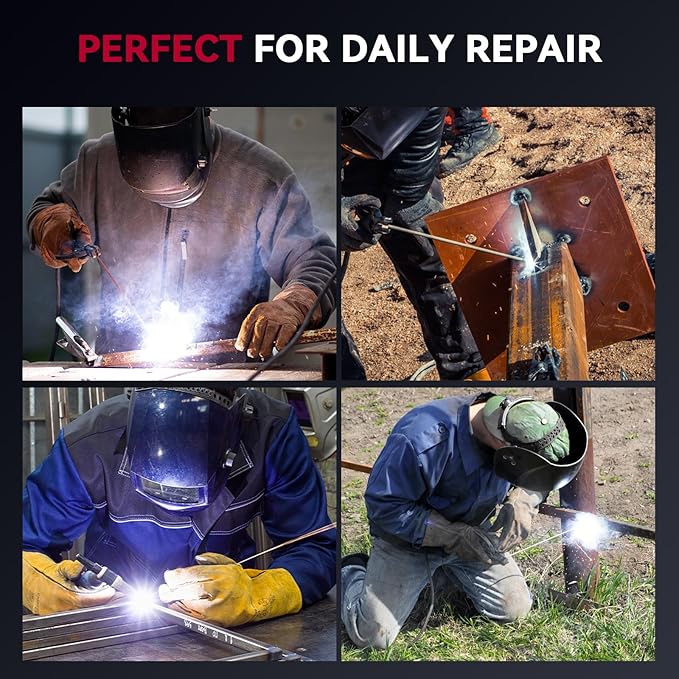 ARCCAPTAIN iControl ARC205 Pro Stick Welder, [APP Control] 205Amp ARC/Lift TIG Welding Machine, Large LED Display, IGBT Inverter 120V/240V MMA Welder with Hot Start, Arc force, and Anti-Stick