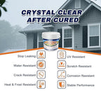 Waterproof Adhesive 70oz, Transparent Waterproof Sealant Coating, Anti-Leaking Sealant Agent - Sealants Repair Leak Agent for Roofs, Bathroom, Walls, Kitchen, Garden, Indoor & Outdoor