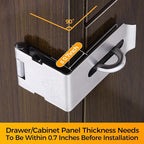 Hasp Latch, 90 Degree Solid 304 Stainless Steel File Cabinet Hasp Lock Desk Drawer Lock