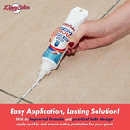 Tile Grout, Repair Kit, 2 Pack Grout Filler, Restore & Renew Tile Joints Line, Fast Drying Grout Paint Squeeze Tube for Bathroom Shower Kitchen Floor, Waterproof (17.6 oz, White)