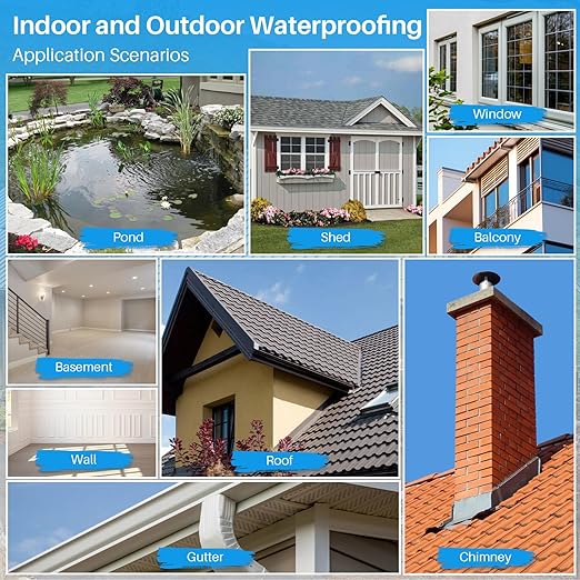 Invisible Waterproof Agent 17.6 Oz, Transparent Waterproof Coating Adhensive Leak Repairing, Water-Based Clear Liquid Water Proof Sealant