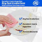 Disposable Kitchen Cleaning Cloths Dish Towels Dish Cloth Reusable Cloths for Kitchen, Bathroom, Household Cleaning (Red 100 Pack)