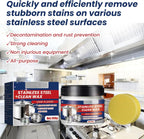 Magical Nano-Technology Stainless Steel Cleaning Paste, Stainless Steel Clean Wax, Stainless Steel Cleaning Wax, Stainless Steel Cleaner and Polish, Metal Polish Paste (2Pcs)