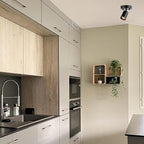 GLOBE Electric 57498 Pratt 1-Light Track Lighting Spotlight, Matte Black, Bulb Not Included