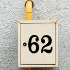 100 PCS Mailbox Numbers for Outside, Vinyl Numbers Stickers Mailbox Number Decals, Self-Adhesive Waterproof Numbers for Mailbox Window Door Trucks Address Number (Black, 3 inch)