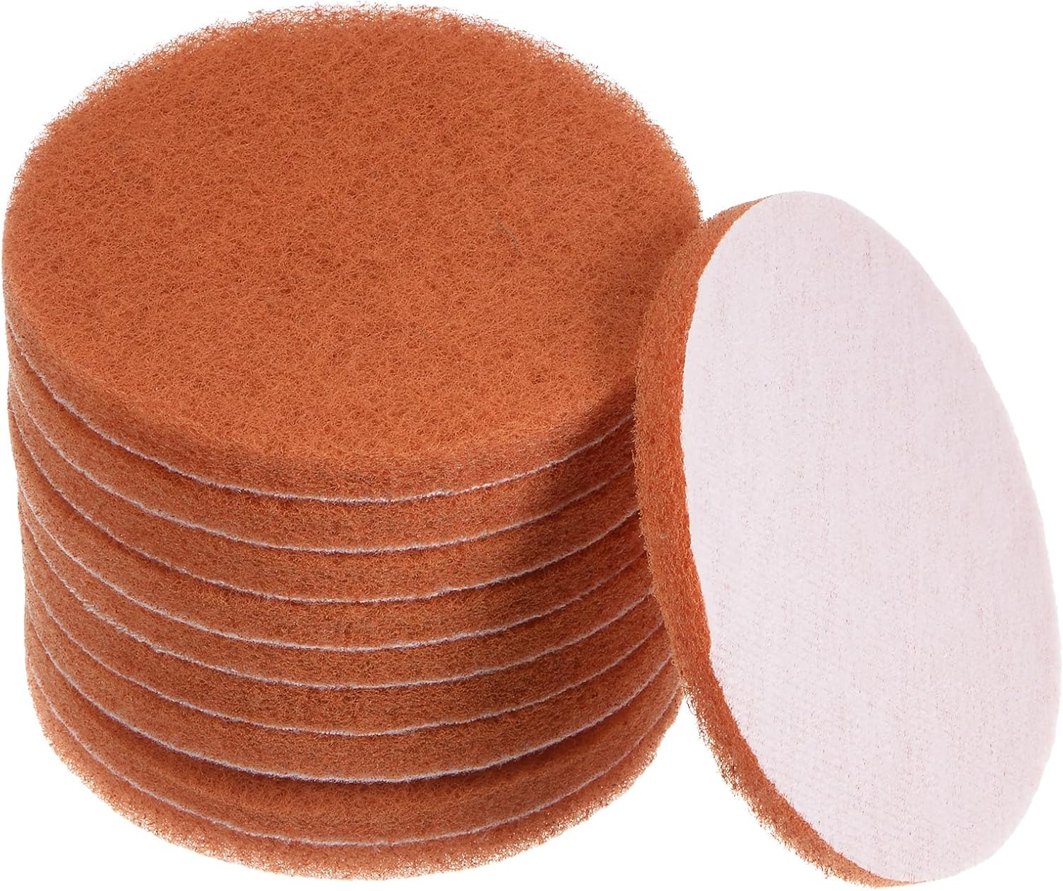 HARFINGTON 10pcs Drill Power Brush 5 inch Tile Scrubber Scouring Pads 2000 Grit for Bathroom Kitchen Household Cleaning