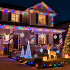 25FT C7 Christmas Decorations Lights, Vintage Christmas Lights String, Multicolor Christmas Tree Lights, Xmas Light for Outdoor Indoor Holiday Decorations with 27 Colorful Ceramic Bulbs (2 Spare Bulb)