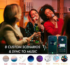 [6 Pack] CLOUDY BAY 4inch Smart WiFi LED Recessed Lights,RGB Color Changing Recessed Lighting,Compatible with Alexa and Google Home Assistant,10W 2700K-6500K,CRI90+ Wet Location,Oil Rubbed Bronze