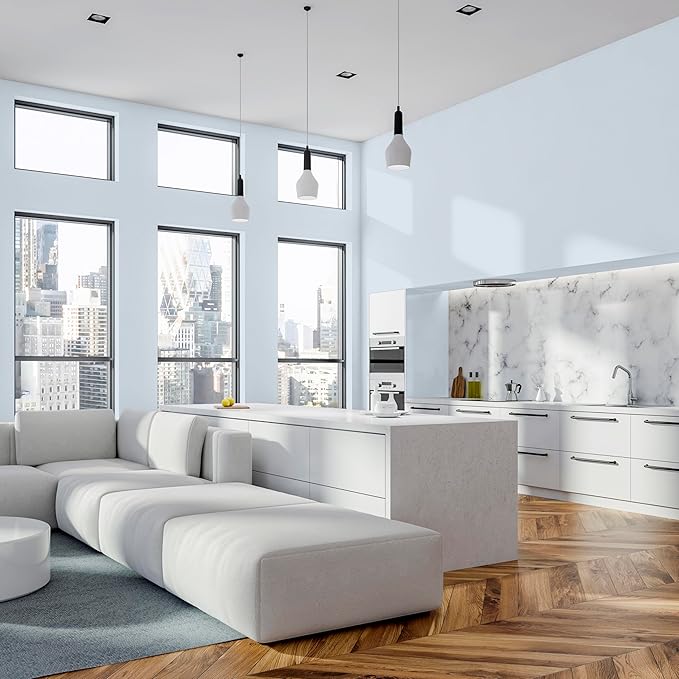 Rust-Oleum Color Spark Interior Paint and Primer in One, Semi-Gloss, Up in the Clouds, 1 Gallon