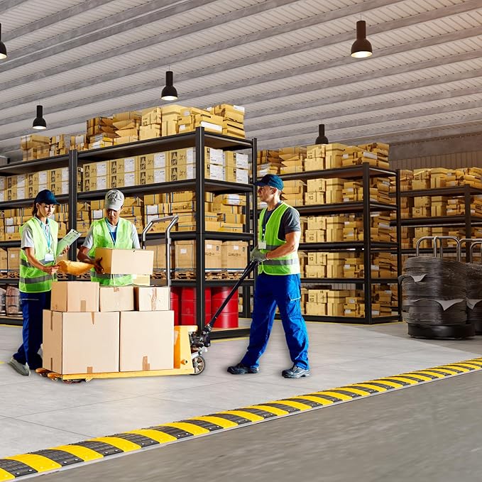 3 Tier Garage Shelving,Garage Storage Shelves,Adjustable Heavy Duty Metal Shelving Units and Storage Large Rack,Utility Steel Shelf For Shop Warehouse Industrial Pantry Basement Organizers 33"x35"x16"