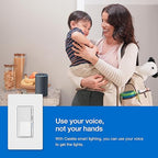 Lutron Diva Smart Dimmer Light Switch 3-Way Kit for Caseta Smart Lighting, w/Plate, Pico Remote, Wallmount Bracket, and Label Stickers, No Neutral Required, DVRF-PKG1D-WH