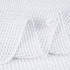 POLYTE Microfiber Quick Dry Lint Free Bath Sheet, 70 x 35 in, Set of 2 (Waffle Weave)