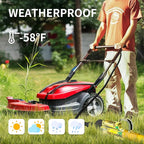 POWGRN 2 Pack 3 ft 12/3 Outdoor Extension Cord Waterproof Heavy Duty with Lighted Indicator End 12 Gauge 3 Prong, Flexible Cold-Resistant Long Power Cord Outside, 15Amp 1875W Yellow ETL Listed