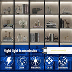 15W 18" T8 Linear Fluorescent Light Tube Bulb, 1.5 Feet F15T8 DL Medium Bi-Pin G13 Base 6500K Daylight 6 Pack