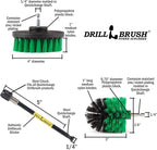 Drill Brush Kitchen Accessories - Kitchen Cleaning Extension Kit - Kitchen Sink Hard Water Remover - Kitchen Cleaning Supplies - Oven Scrubber Brush Set - Countertop Cleaning Brush - Household Brush