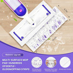 15 Count Disposable Power Mop Refills for PowerMop Multi-Surface Mop, Spray Cleaning Repalcement Pads
