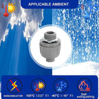 (1/2" Conduit Coupling 20 Pack) Yariwiz 1/2 Plastic Liquid Tight Conduit Coupling