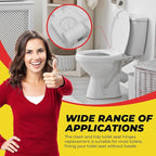 Qualihome Plastic Toilet Seat Screws Replacement - Durable Toilet Nuts - Bolts for Toilet - Toilet Screw Plastic Hardware - Easy Install for Toilet Lid