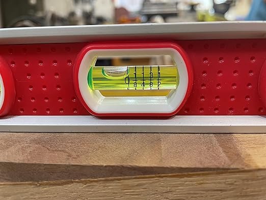 Swanson Tool Co TBL001M 12 inch Aluminum Frame Magnetic Toolbox Level with Pitch Vial, Top Read Views, with 3 Rare Earth Magnets and 4 Bubble Vials for 0°/90°/45° Measurements