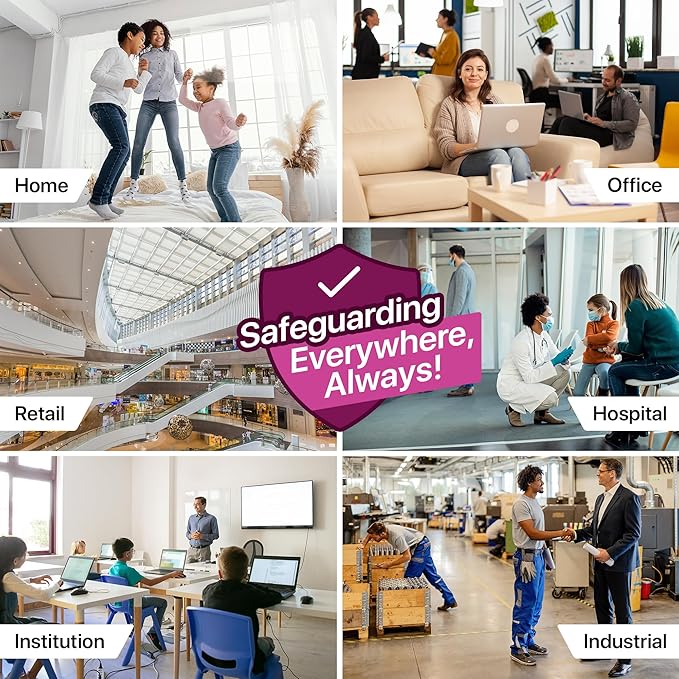 Simply 10x24x1 Air Filter, Merv 11, MPR 1000, 6 Pack, Furnace Air Filter for HVAC (Actual Size: 9.75"x23.75"x0.75") DUST, Pet, & Allergy Control