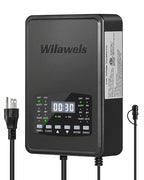 300W Low Voltage Landscape Transformer, 2 Zone Independent Control Landscape Lighting Transformer, 120VAC to 12/14V AC Low Voltage Transformer with Timer & Photocell Sensor ETL Listed D22LT06