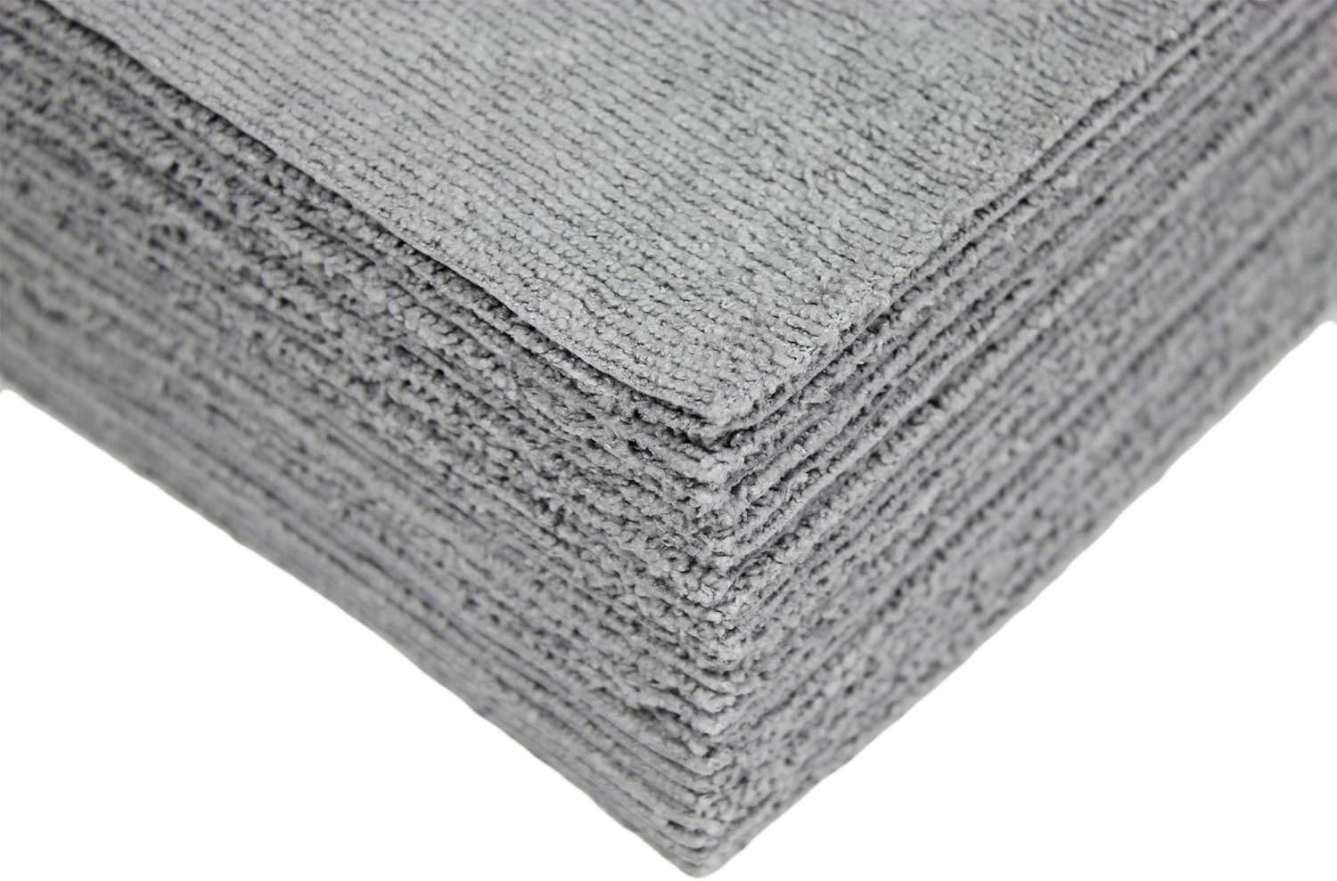 Ultra-Cut Absorbent Microfiber Towels, Silver-Embedded, Lint & Scratch-Free, for Home, Lab, & Dairy Industry Use, 12x12 Inches 25-Pack