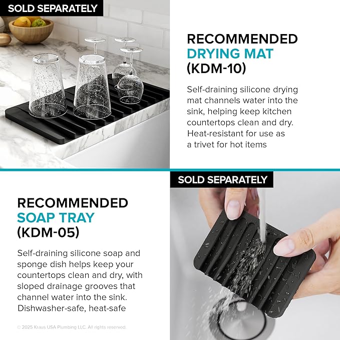 Kraus Kitchen Sink - Kraus Standart Pro 17-Inch Undermount Single Bowl, 16 Gauge Stainless Steel Kitchen Sinks, KHU101-17