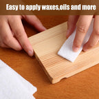 20 Pieces White Scrubbing Pad Non Scratch Scouring Pads Non Woven Scouring Sponge Multipurpose Abrasive Multi Surface Scrubber for Cleaning Polishing(4.5 x 9.8 Inch)