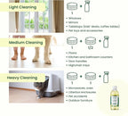 Good Natured Brand All-Purpose Cleaner Concentrate | Multi-Surface Cleaner | Natural Lemon Essential Oil | Multipurpose Cleaner Concentrate All Surfaces | Lemon Love | 8oz makes 128oz