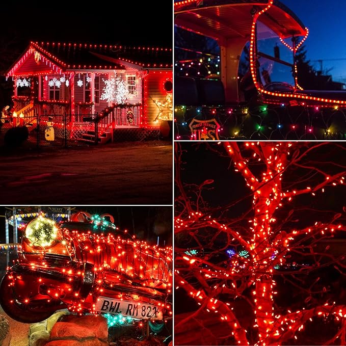 50-Pack C7 Replacement Christmas Light Bulbs, C7 Commercial Grade Incandescent Light Bulbs for Outdoor Indoor Holiday Christmas String Lights, E12 Candelabra Base, 5 Watt