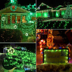 Brightown 25-Pack C7 Christmas Replacement Bulbs, C7 Green Incandescent Bulbs for Christmas Light Strings, E12 Candelabra Base, 5 Watt