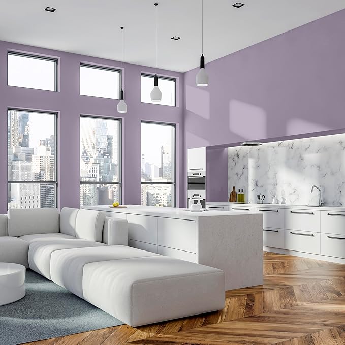 Rust-Oleum Color Spark Interior Paint and Primer in One, Eggshell, Feather Duster, 1 Gallon