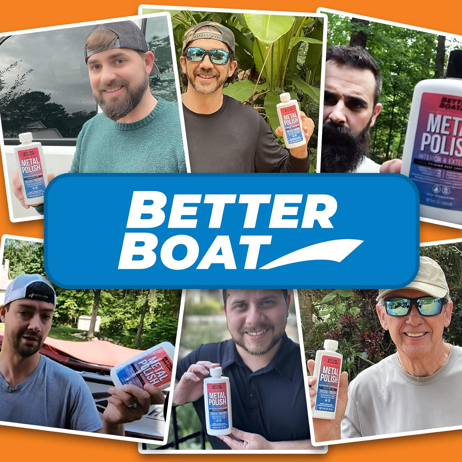 Metal Polish Cleaner and Chrome Marine Grade for Boats Cars Aluminum Stainless Steel (reformulated)